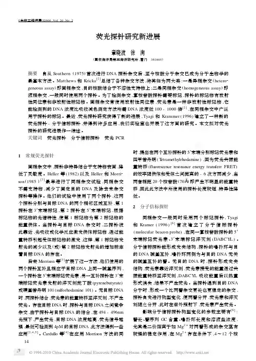 荧光探针研究新进展