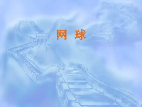 网球选修课理论考试讲稿中文剖析精品PPT课件