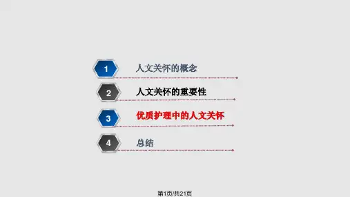 人文关怀PPT课件