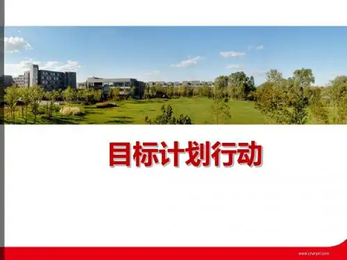 目标行动计划1