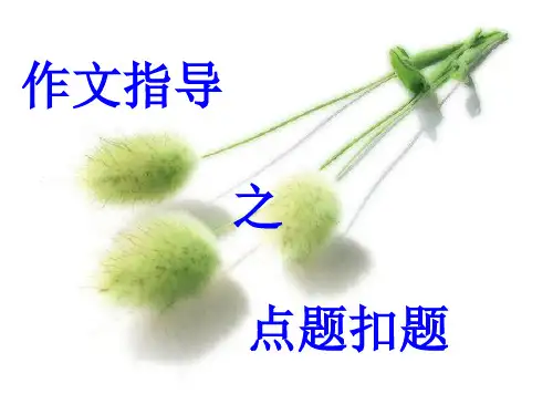 na作文指导之点题扣题篇