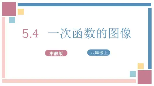 一次函数的图像ppt课件