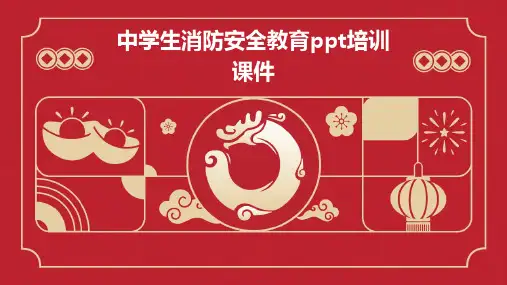 中学生消防安全教育PPT培训课件