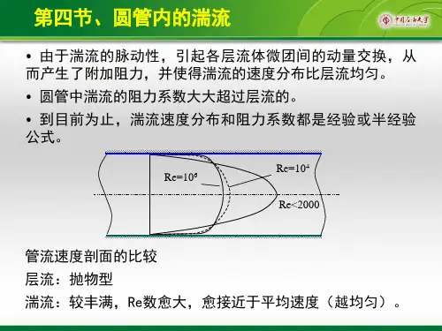 流体力学 7-4-5-粘性流体湍流流动