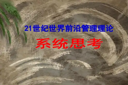 系统思考  ppt课件
