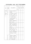 小绅士、小淑女测评表