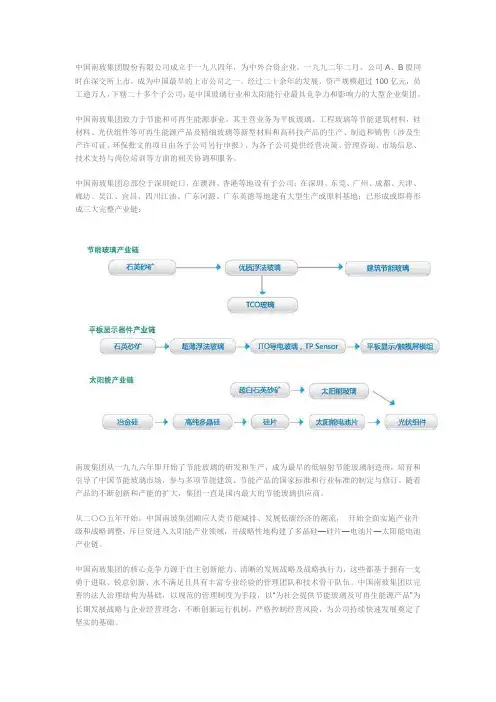 成都南玻玻璃有限公司