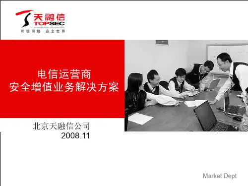 天融信 电信运营商安全增值业务解决方案