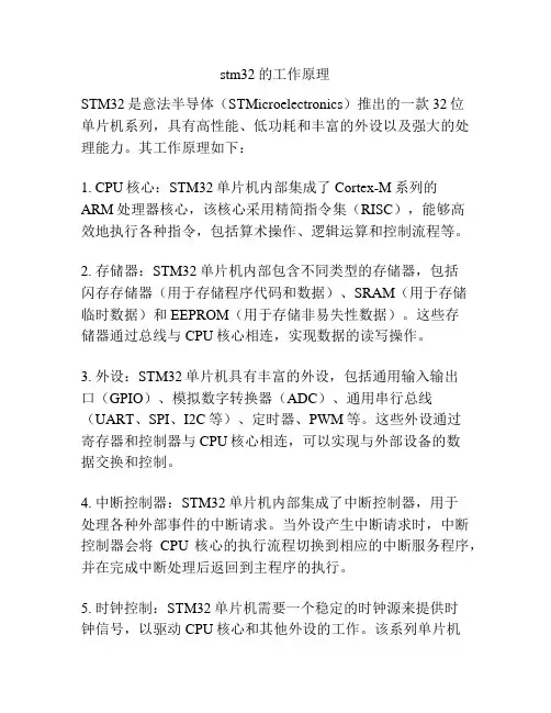 stm32的工作原理
