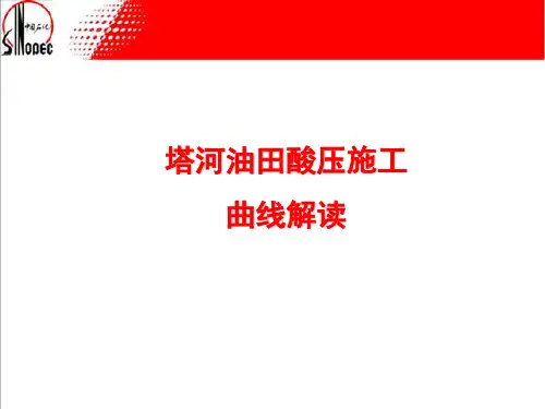 塔河油田酸压曲线特征分析(2014.4)