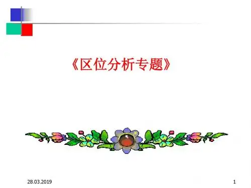区位分析专题ppt 通用