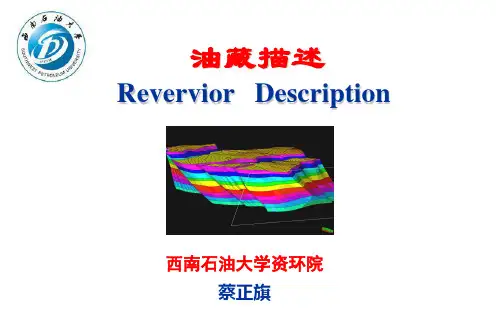 油藏描述-沉积微相研究(1)