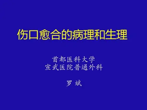伤口愈合病生理-罗斌