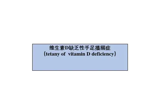 手足搐搦症  儿科学