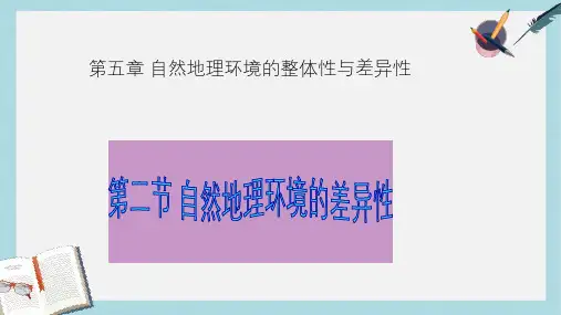 2019-2020年鲁教版高中地理必修一-第一节 地理环境的差异性课件 (共50张PPT)