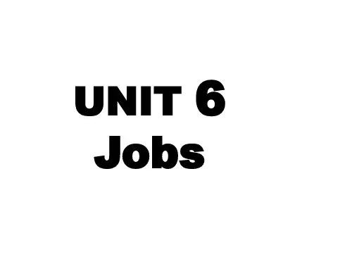 2019教育四年级下册英语课件-Unit 6《Jobs》｜广东开心英语  共21张PPT数学