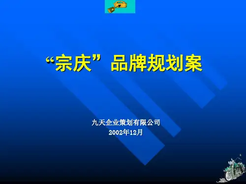 某品牌摩托规划案(ppt 67页)