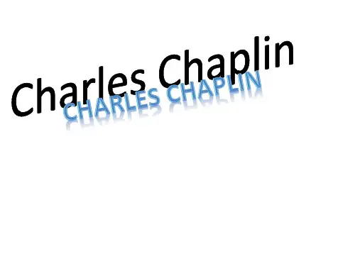 Charlie_Chaplin's 卓别林中英双语