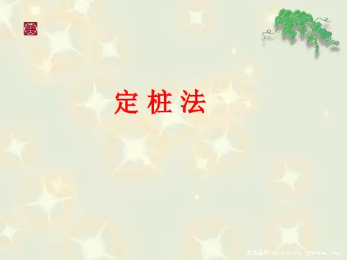 定桩法基础