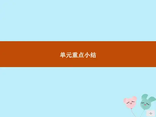 2020新教材高中英语Unit2Makingadifference单元重点小结课件外研版必修第三册