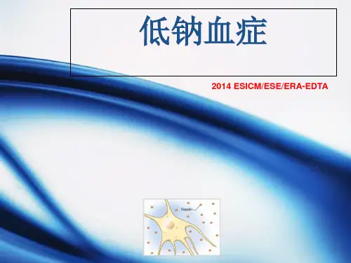 低钠血症 pptPPT课件