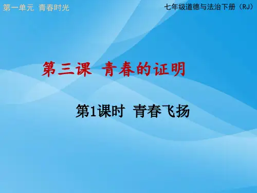 青春飞扬ppt优秀课件6 人教版