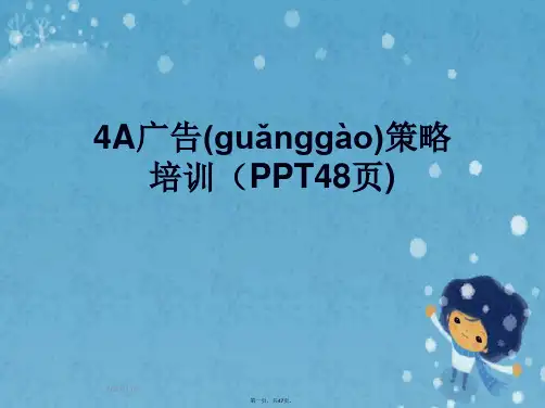 4A广告策略培训(PPT48页)