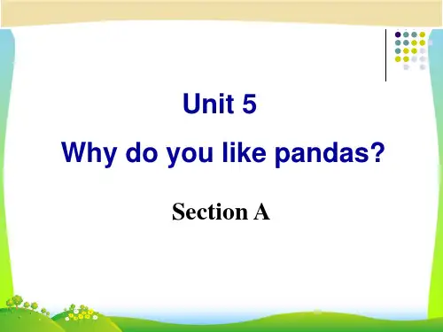 人教版七年级英语下册Unit5 Section A精品课件