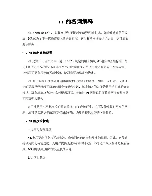 nr的名词解释