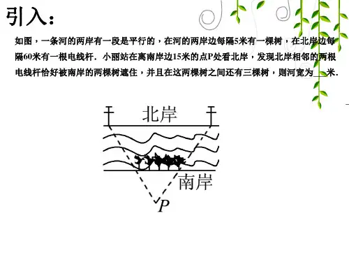 相似三角形的性质PPT课件(华师大版)