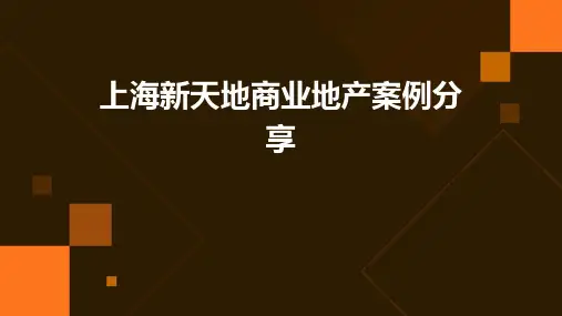 上海新天地商业地产案例分享