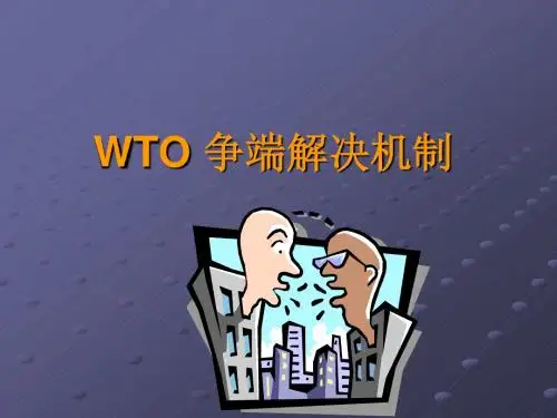 09 WTO 争端解决机制