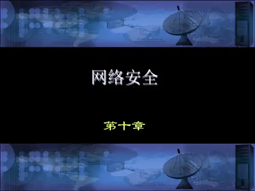 沈鑫剡编著(网络安全)教材配套课件第10章