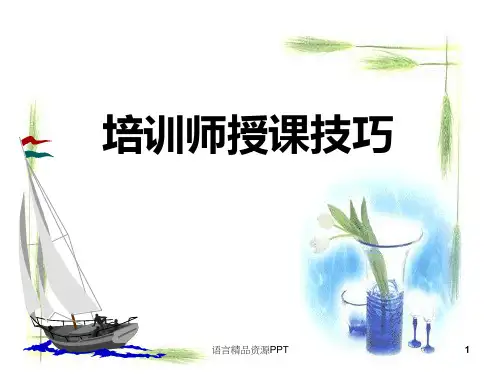 培训师授课技巧(ppt)