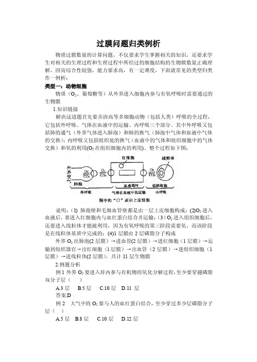 生物膜层数计算
