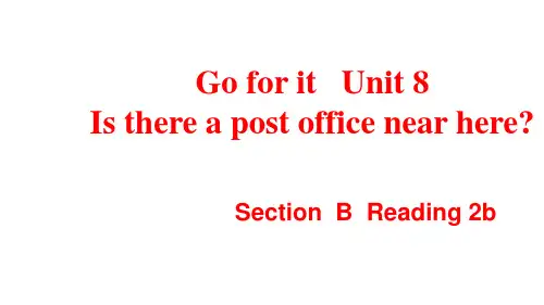 2020-2021学年人教版英语七年级下册 Unit8 SectionB reading 课件 (1