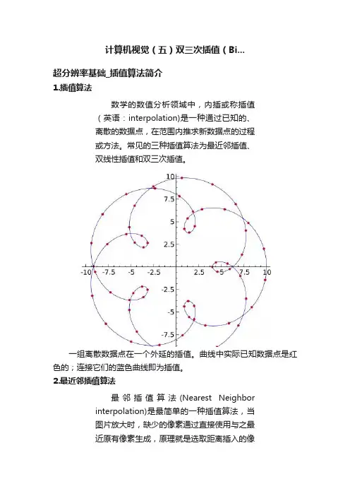 计算机视觉（五）双三次插值（Bi...