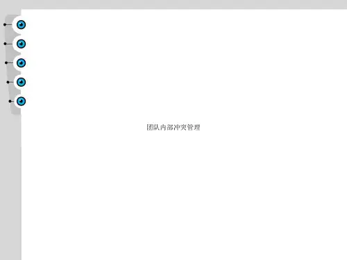 团队内部冲突管理-实用PPT