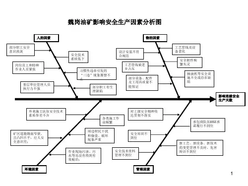 安全环保分析鱼刺图ppt课件