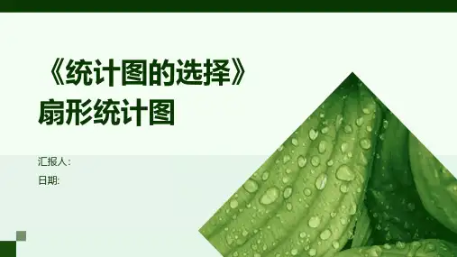 《统计图的选择》扇形统计图