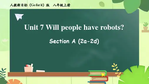 Unit 7 Section A (2a—2d) 八年级英语上册(人教新目标Go For It!)