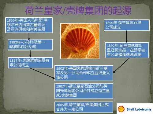 油气行业经典--壳牌安全文化