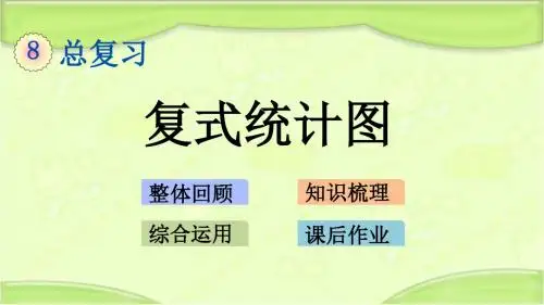 新青岛版五年级数学下册 8.5 复式统计图 教学课件