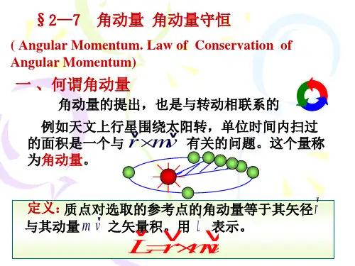 高中物理奥林匹克竞赛专题--角动量(共18张PPT)