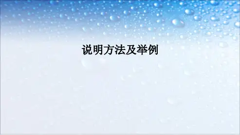 八年级语文上册说明方法及举例说明ppt课件(人教版)