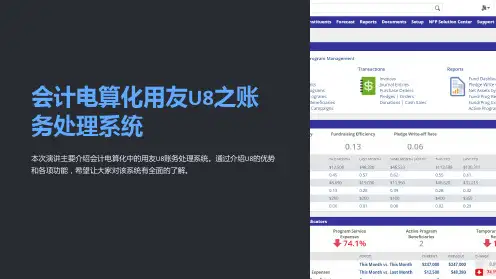 会计电算化用友U8之账务处理系统
