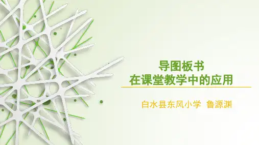 讲座《思维导图在课堂教学中的应用》