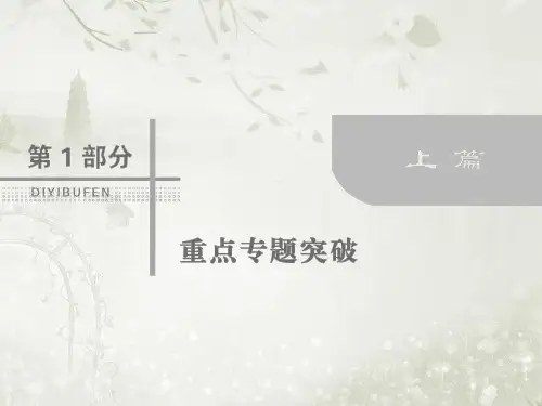 2018届高考数学(文)二轮专题复习课件：第1部分 专题二 函数、不等式、导数 1-2-3