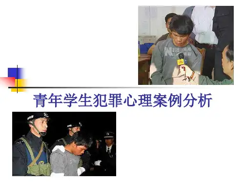 马加爵犯罪案例分析 PPT课件