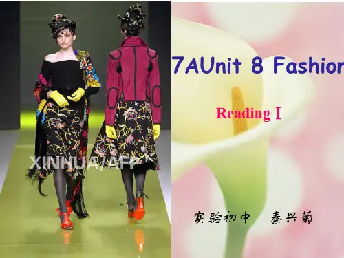 译林牛津版七年级英语上 Unit 8 Fashion reading I 教学课件共22张PPT